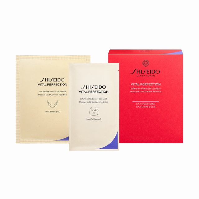 SHISEIDO　バイタルパーフェクション　Ｌディファイン　ラディアンス　フェイスマスク