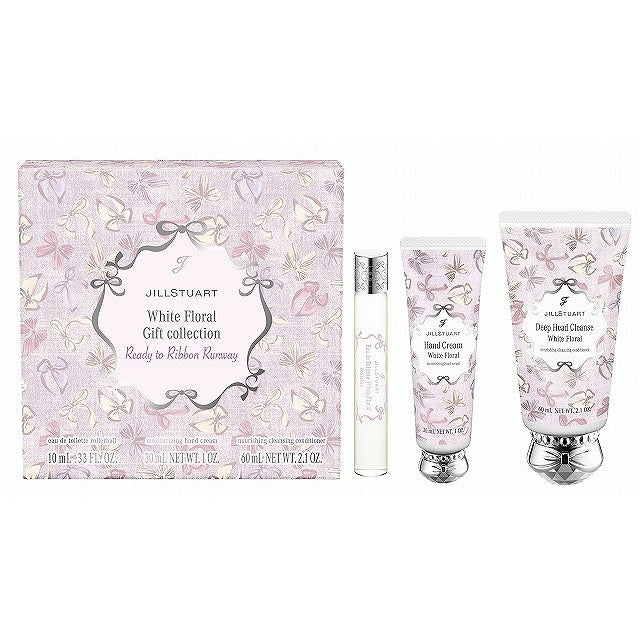ジルスチュアート　ホワイトフローラル　ギフトコレクション　レディートゥリボンランウェイ